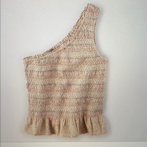 Ae Smocked Shoulder Top